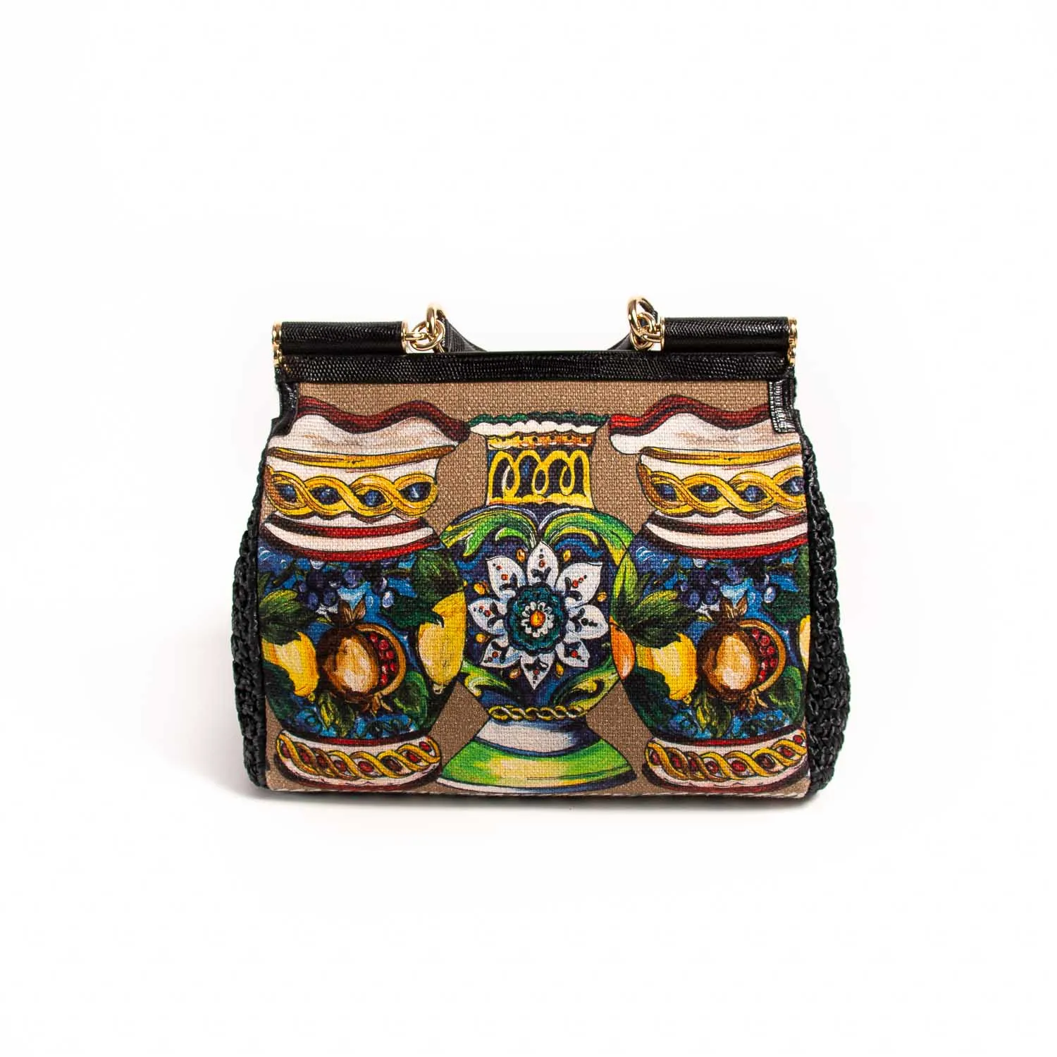 Dolce&Gabbana Embroidered Large Sicily Bag