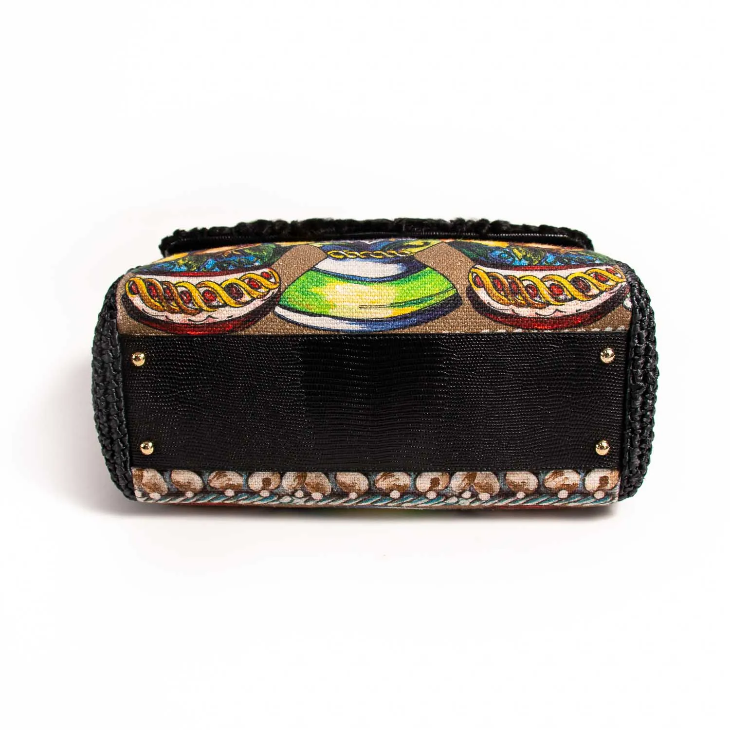Dolce&Gabbana Embroidered Large Sicily Bag