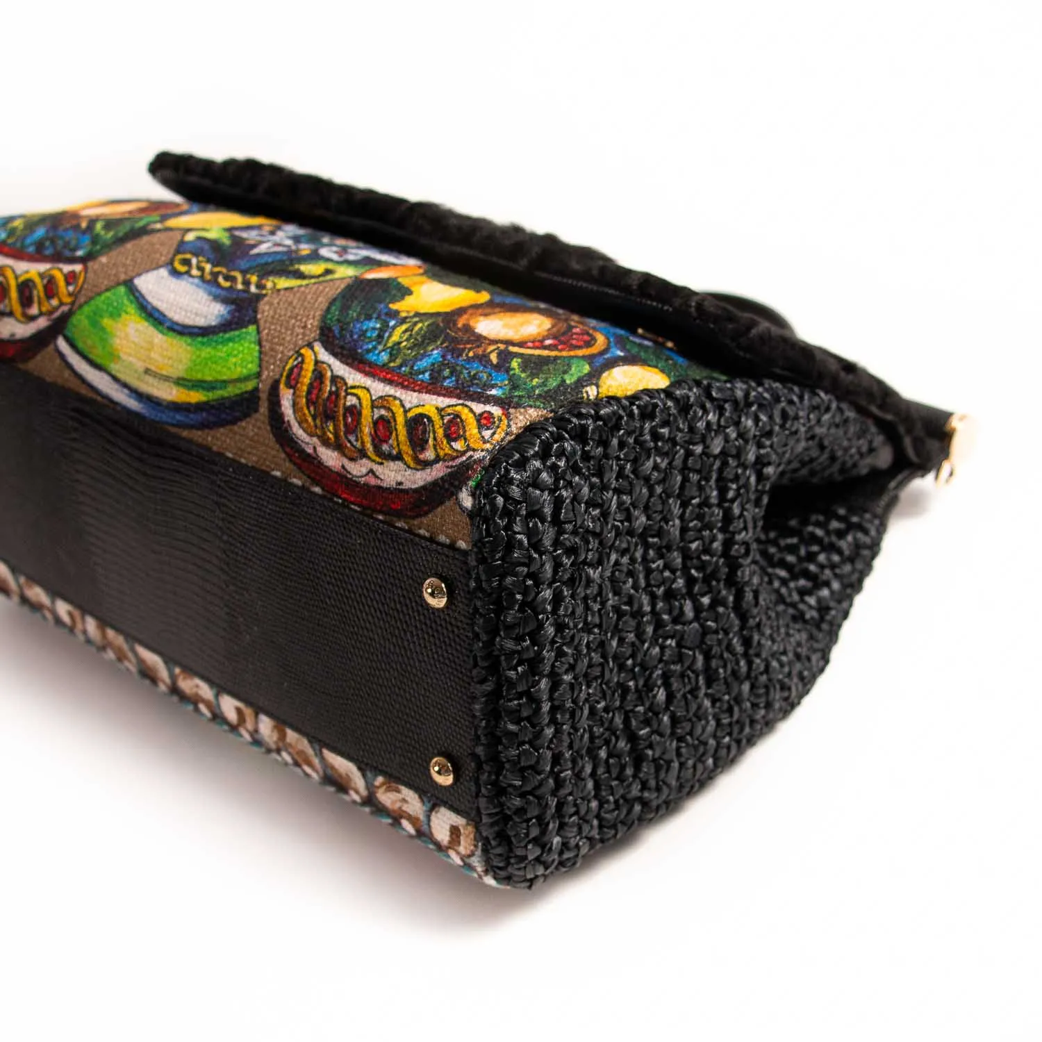 Dolce&Gabbana Embroidered Large Sicily Bag
