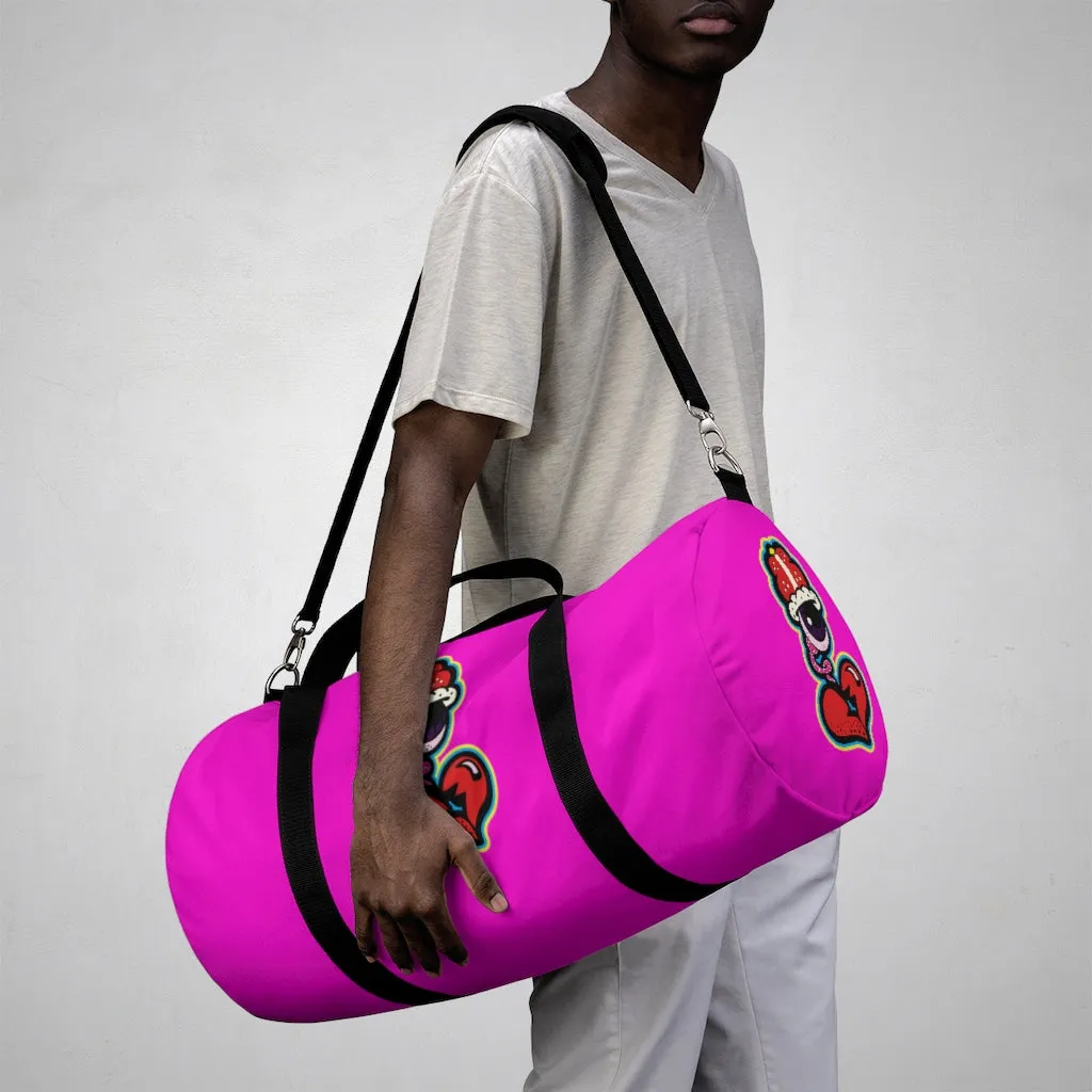 DRIPPYFISH™ Pink Duffle Bag