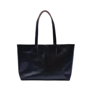 DRUCKER Leather Executive Tote Bag