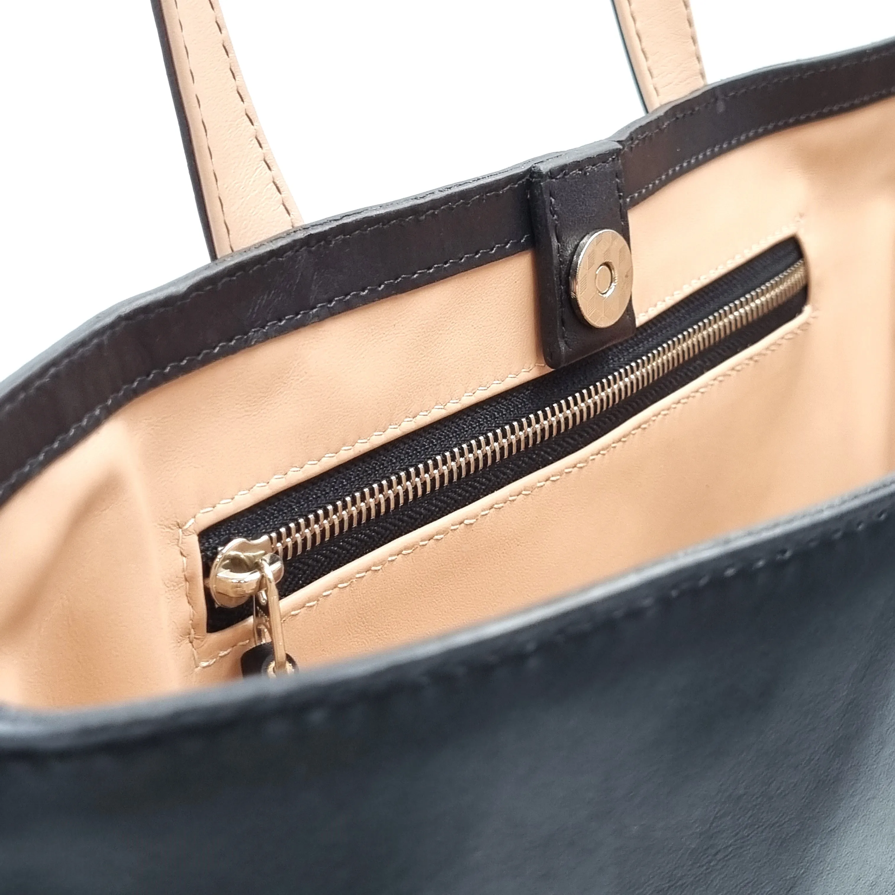 DRUCKER Leather Executive Tote Bag