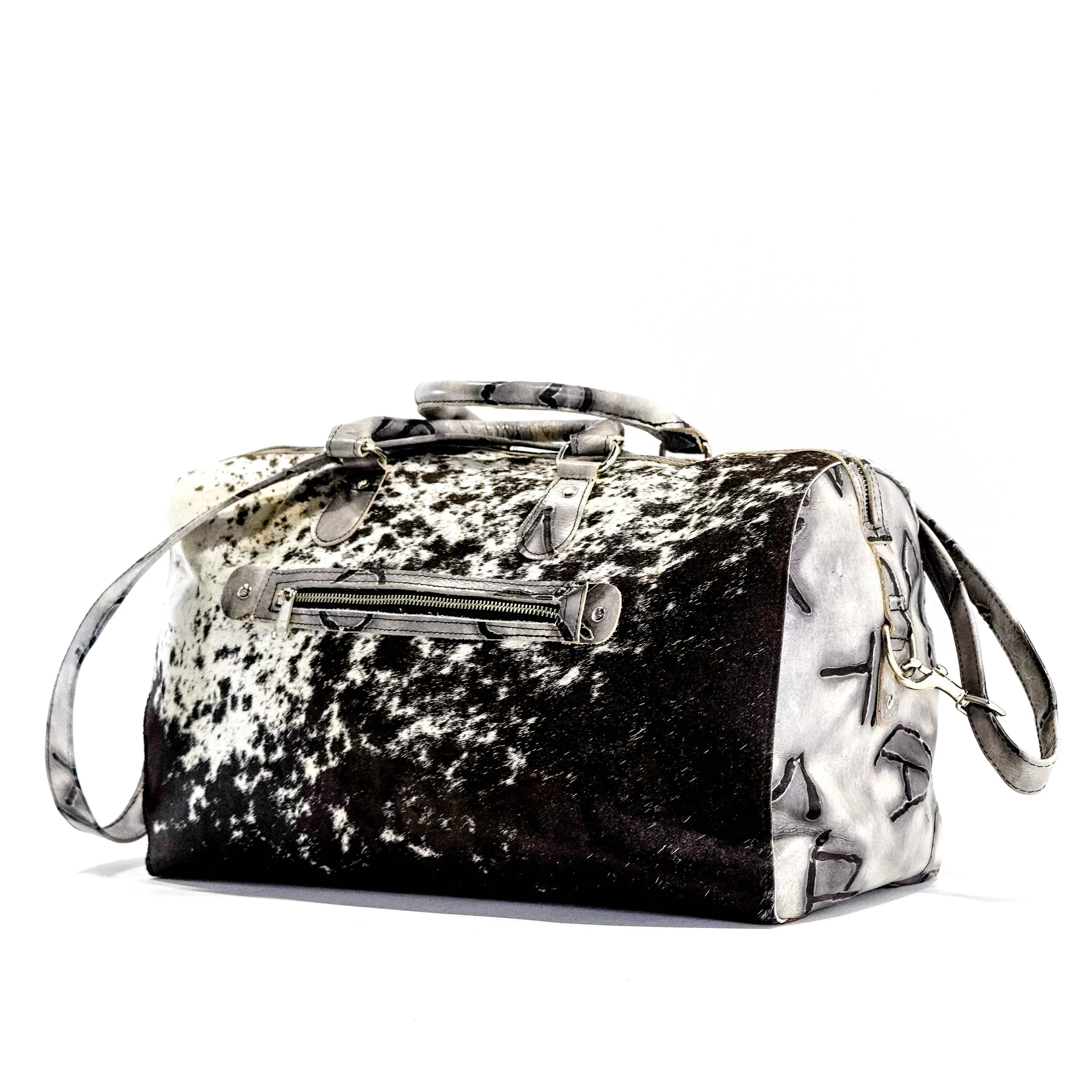 Duffel - Black & White w/ Smoke Show Skulls