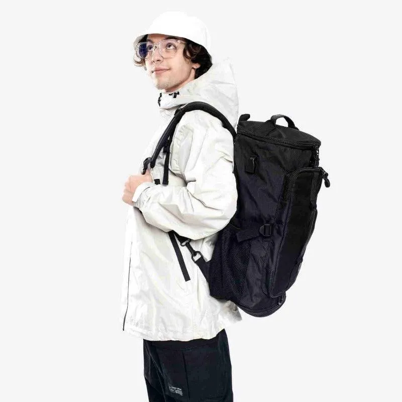 Dylan Multi-Purpose 2-Way Duffel Backpack in Black - Final Sale