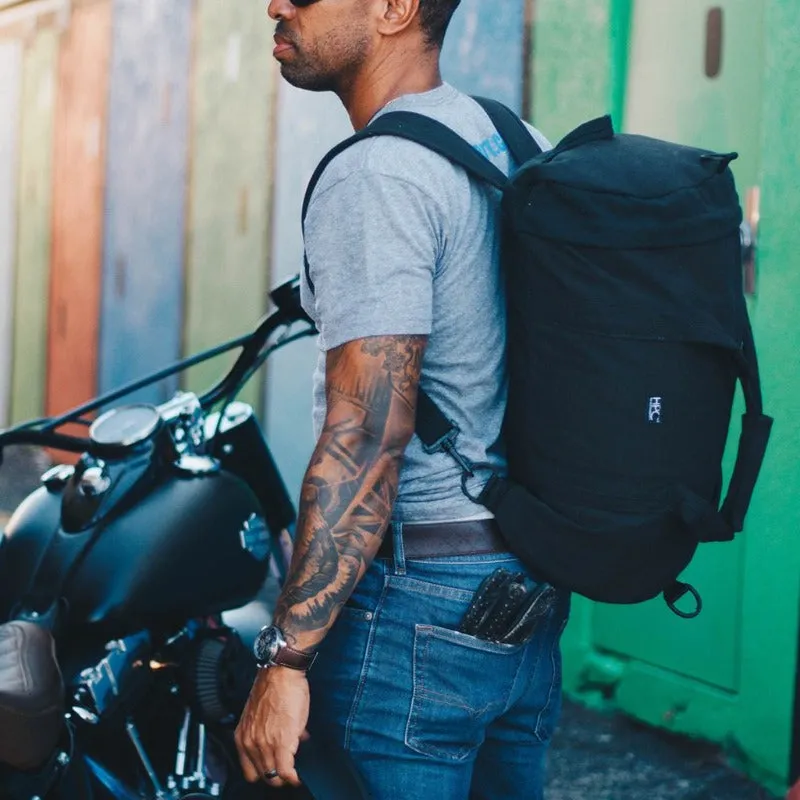 Earth Bag Premium, Black (Upcycled Billboard Bags)