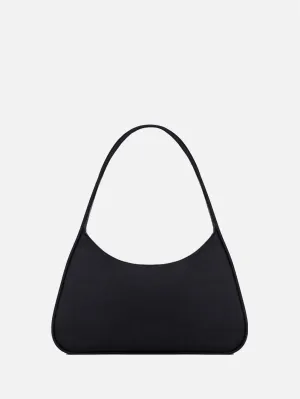 Eco Leather XL Shoulder Bag - Black