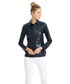Ecru Leather Shirt