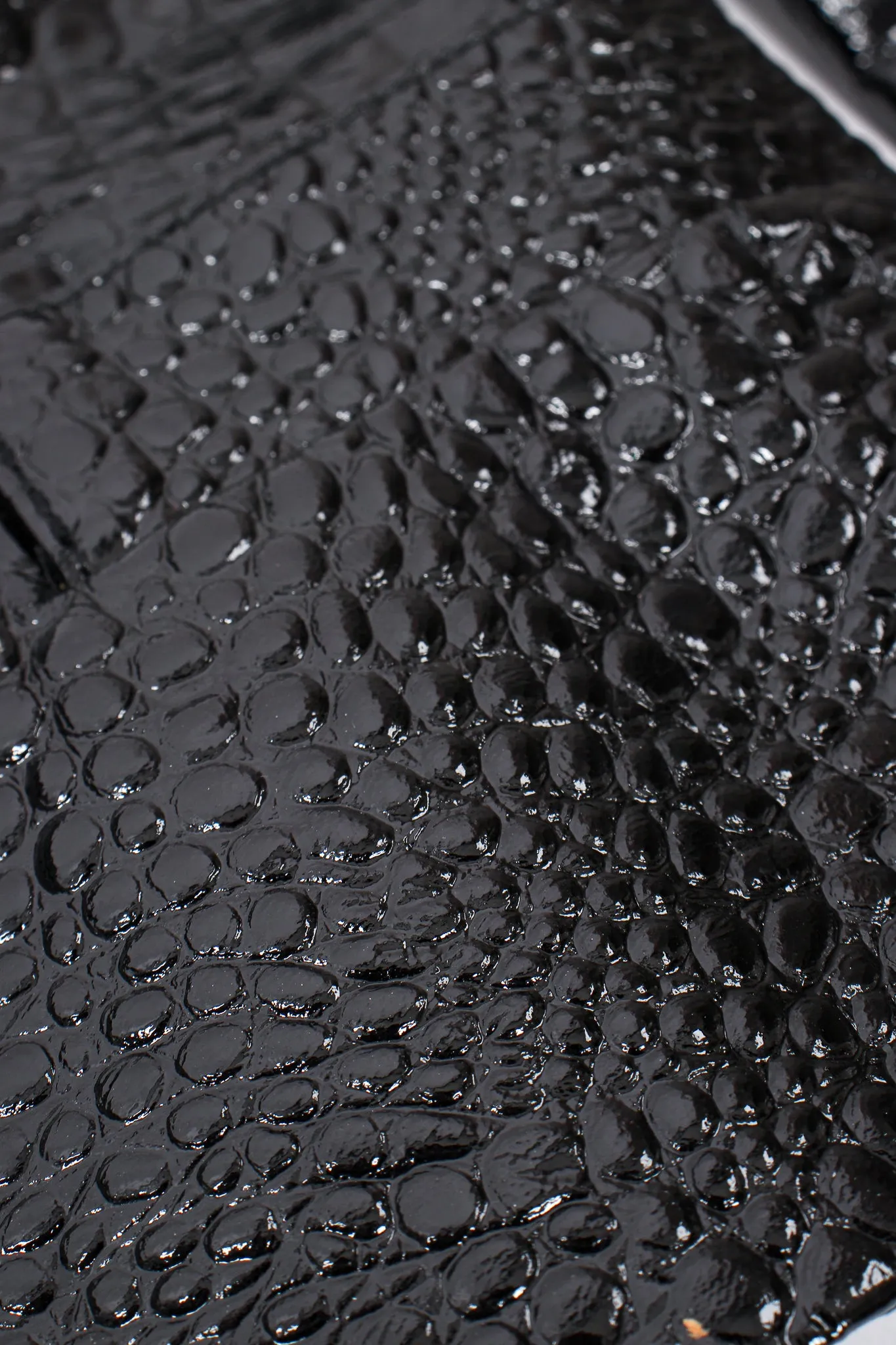 Embossed Patent Leather Jacket