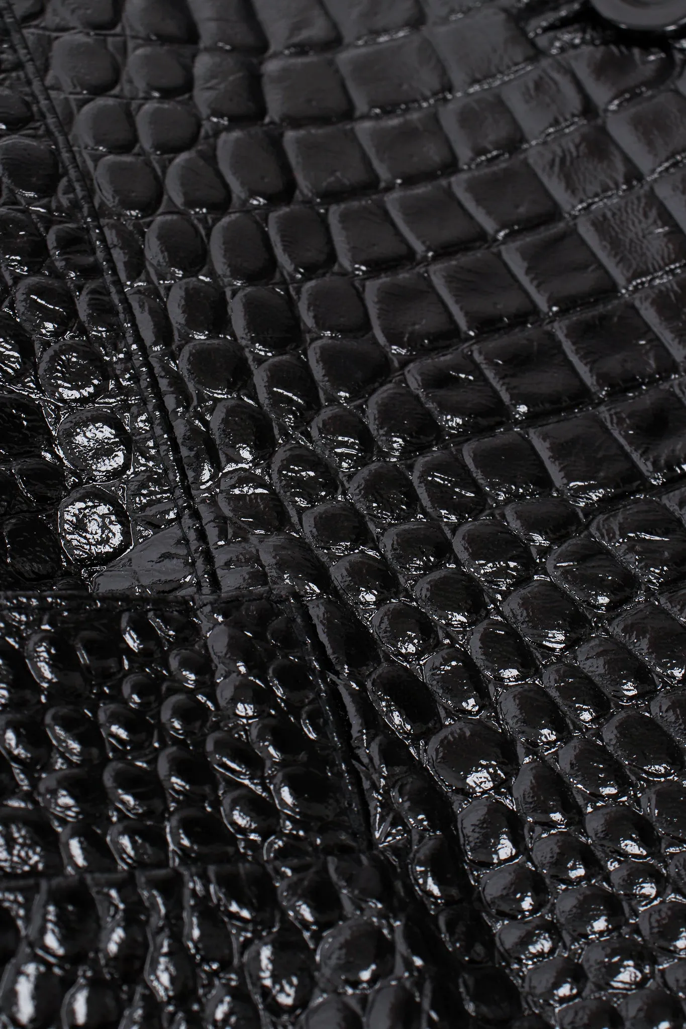 Embossed Patent Leather Jacket