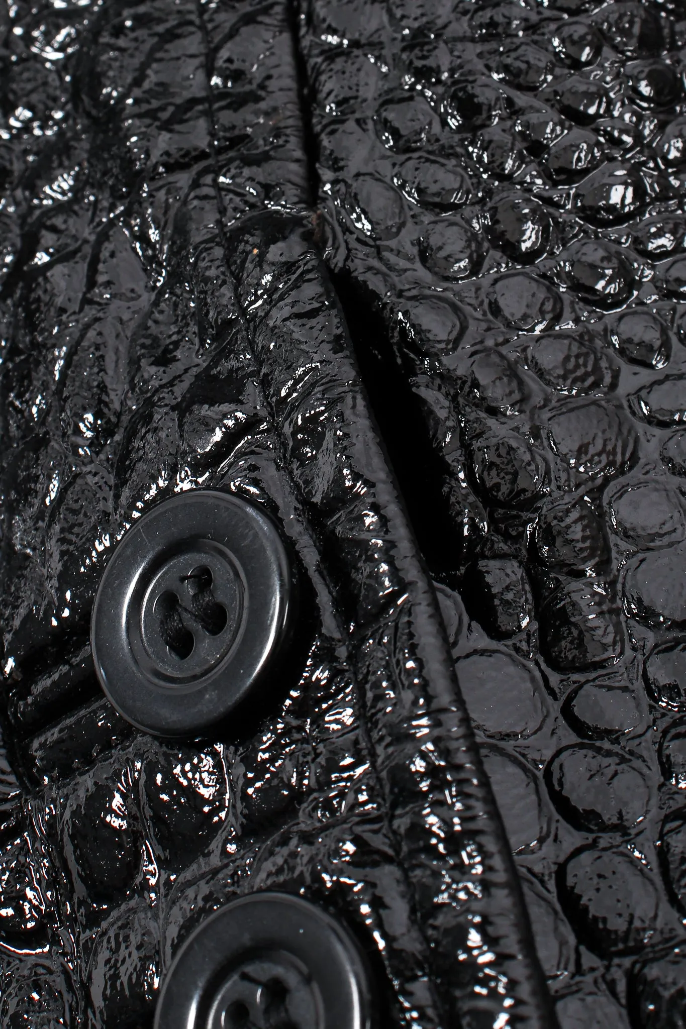 Embossed Patent Leather Jacket