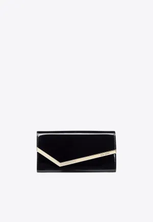 Emmie Patent Leather Clutch Bag