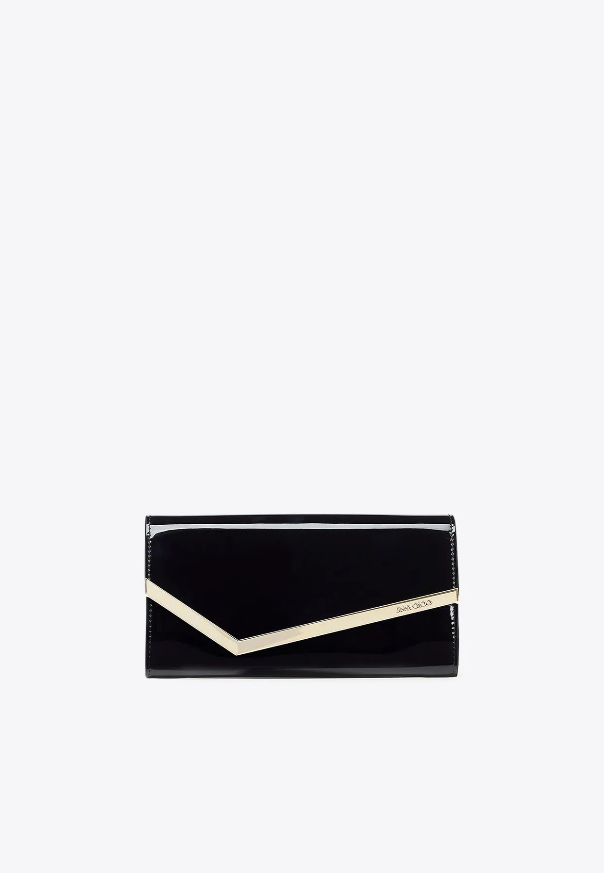Emmie Patent Leather Clutch Bag
