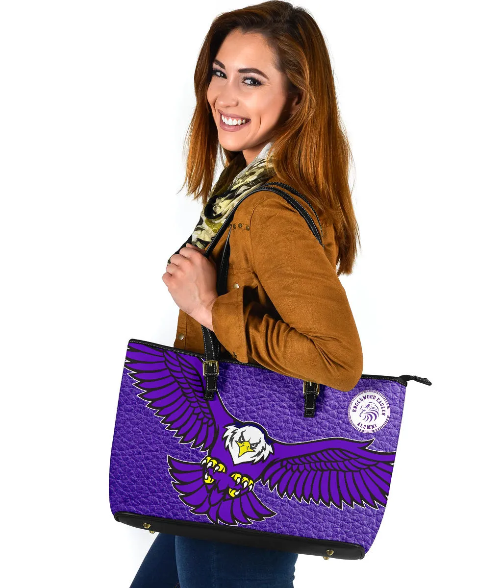 Englewood Lg. Leather Tote-01C-Purple
