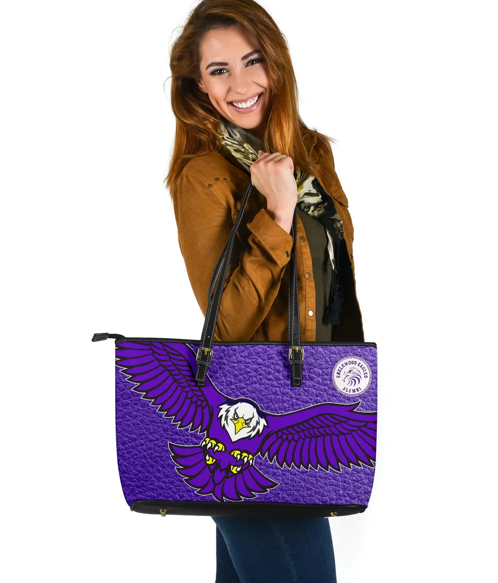 Englewood Lg. Leather Tote-01C-Purple