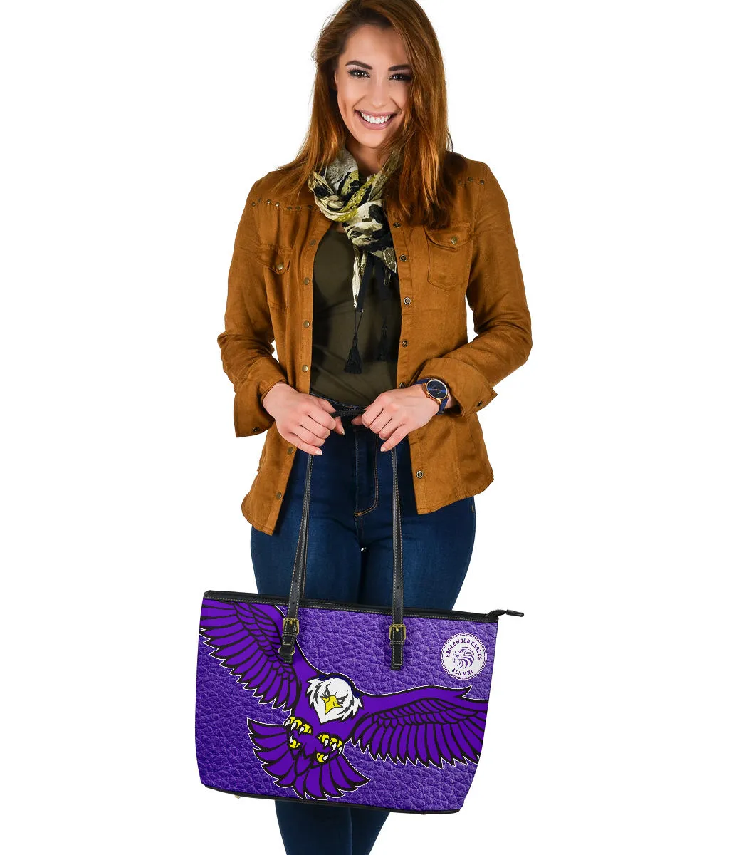 Englewood Lg. Leather Tote-01C-Purple