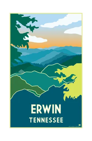 Erwin Tennessee Nature Travel Print 11 x 17