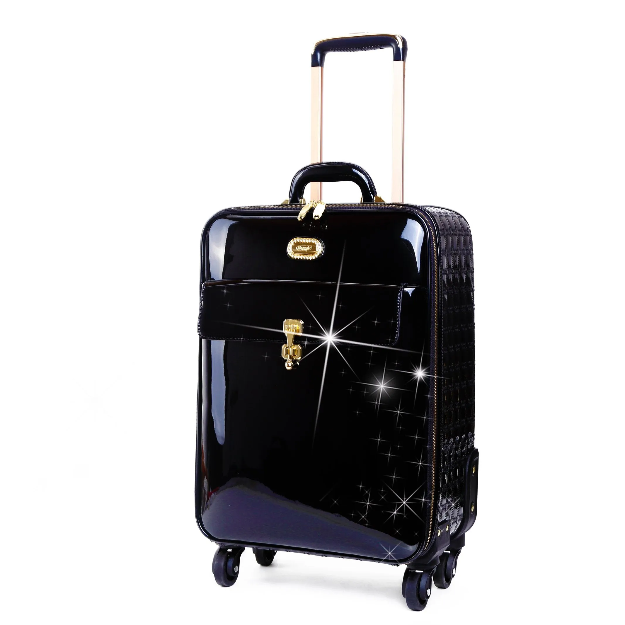 Euro Moda Underseat Travel Luggage with Spinners [KBL8899]