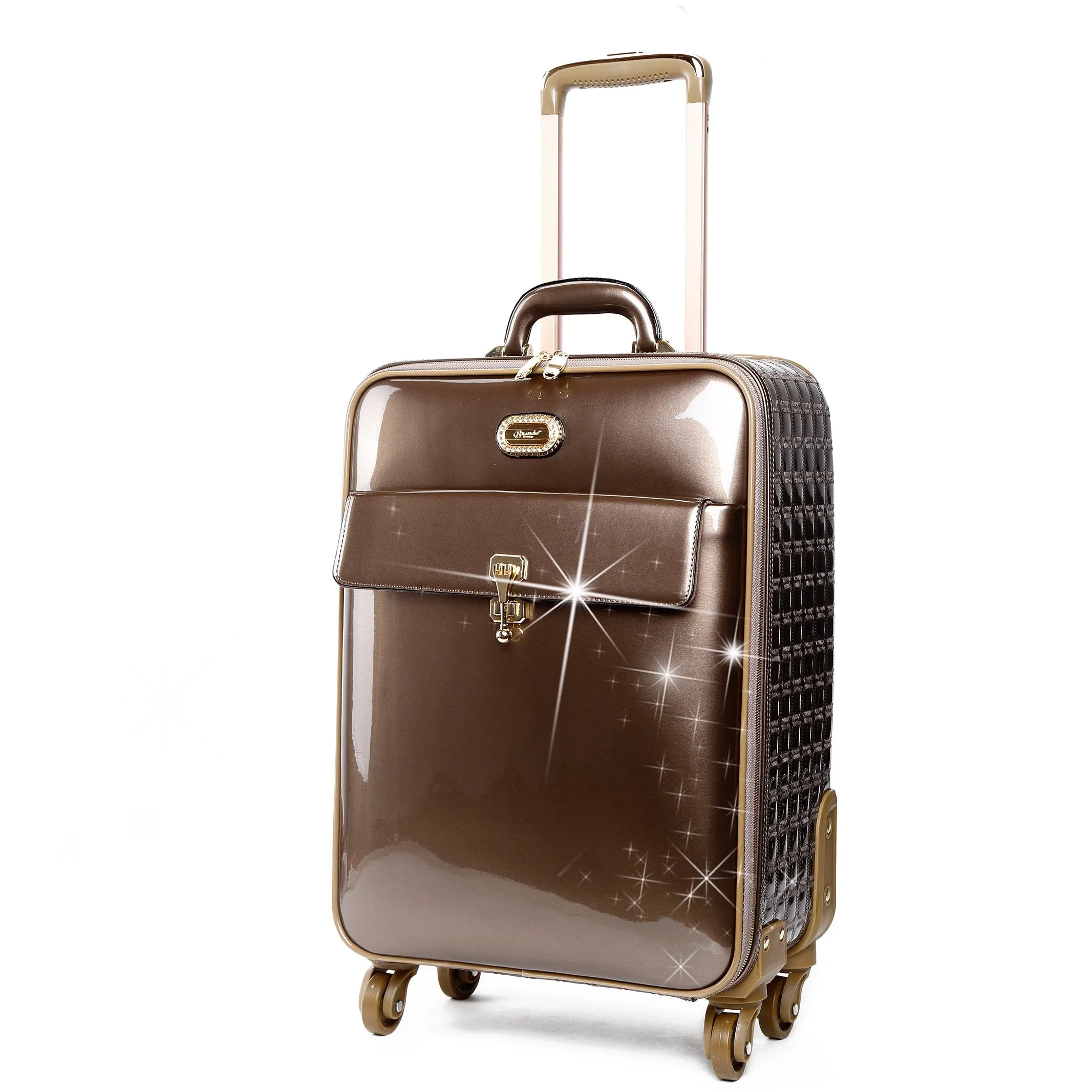 Euro Moda Underseat Travel Luggage with Spinners [KBL8899]