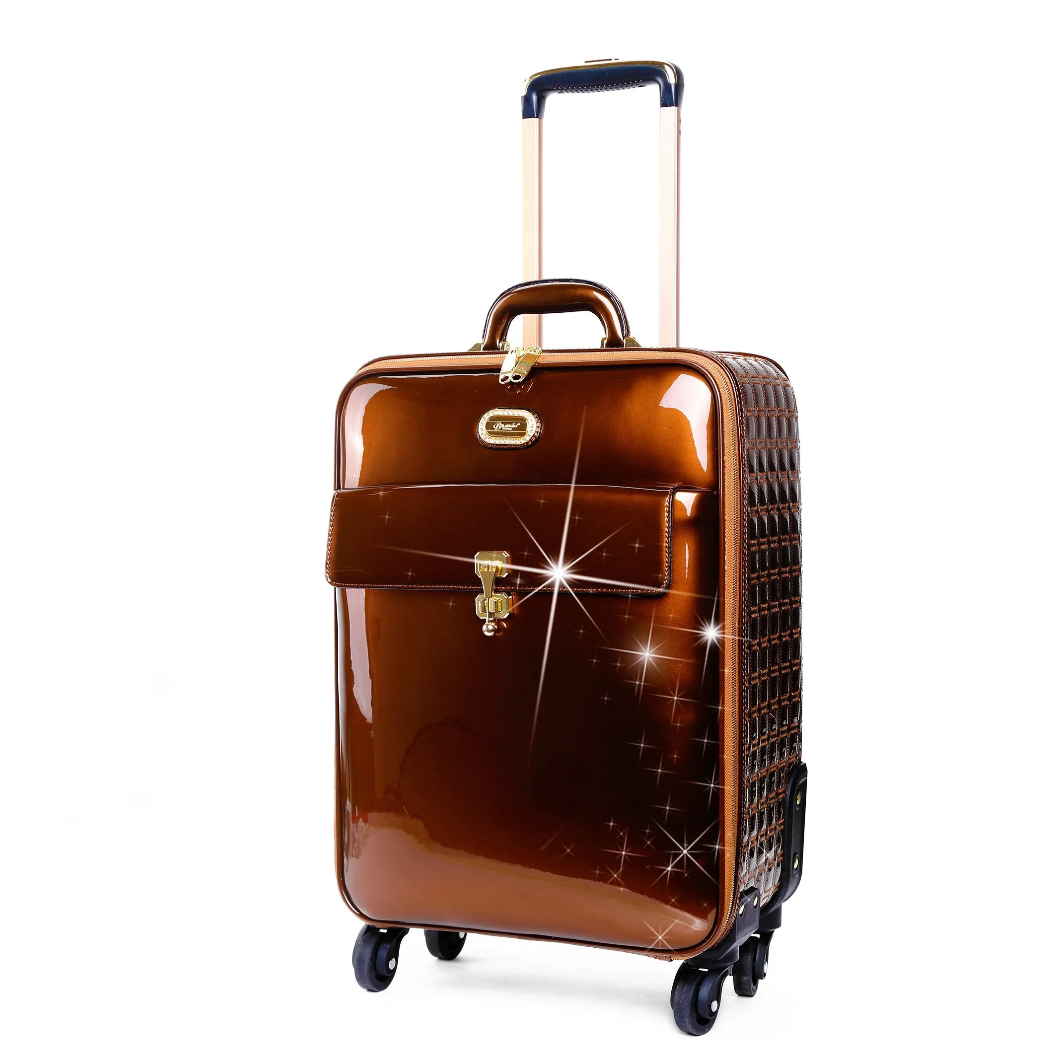 Euro Moda Underseat Travel Luggage with Spinners [KBL8899]