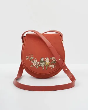Fable England Lovebirds Saddle Bag