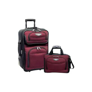 famous Amsterdam 2-piece carry-on luggage set