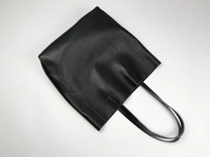 Fashion Womens Coffee Leather Oversize Tote Bags Coffee Shoulder Tote Bag Handbag Tote For Women