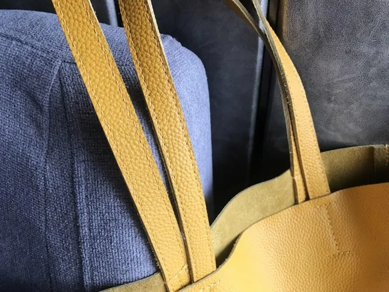 Fashion Womens Coffee Leather Oversize Tote Bags Coffee Shoulder Tote Bag Handbag Tote For Women