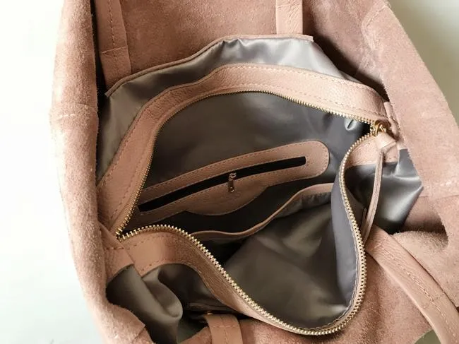 Fashion Womens Pink Leather Oversize Tote Bag Pink Shoulder Tote Bag Pink Handbag Tote For Women