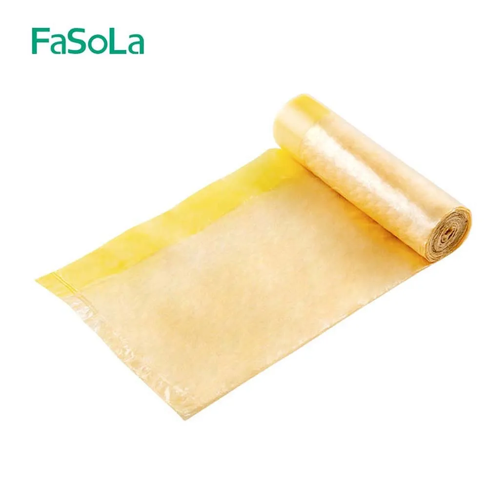FaSoLa Metallic Color Tear-Off Garbage Bags - 50*60cm, 3 Rolls