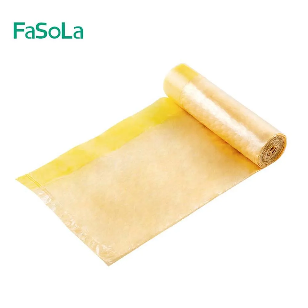 FaSoLa Metallic Color Tear-Off Garbage Bags - 50*60cm, 3 Rolls
