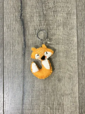 Felt Fox Keyring