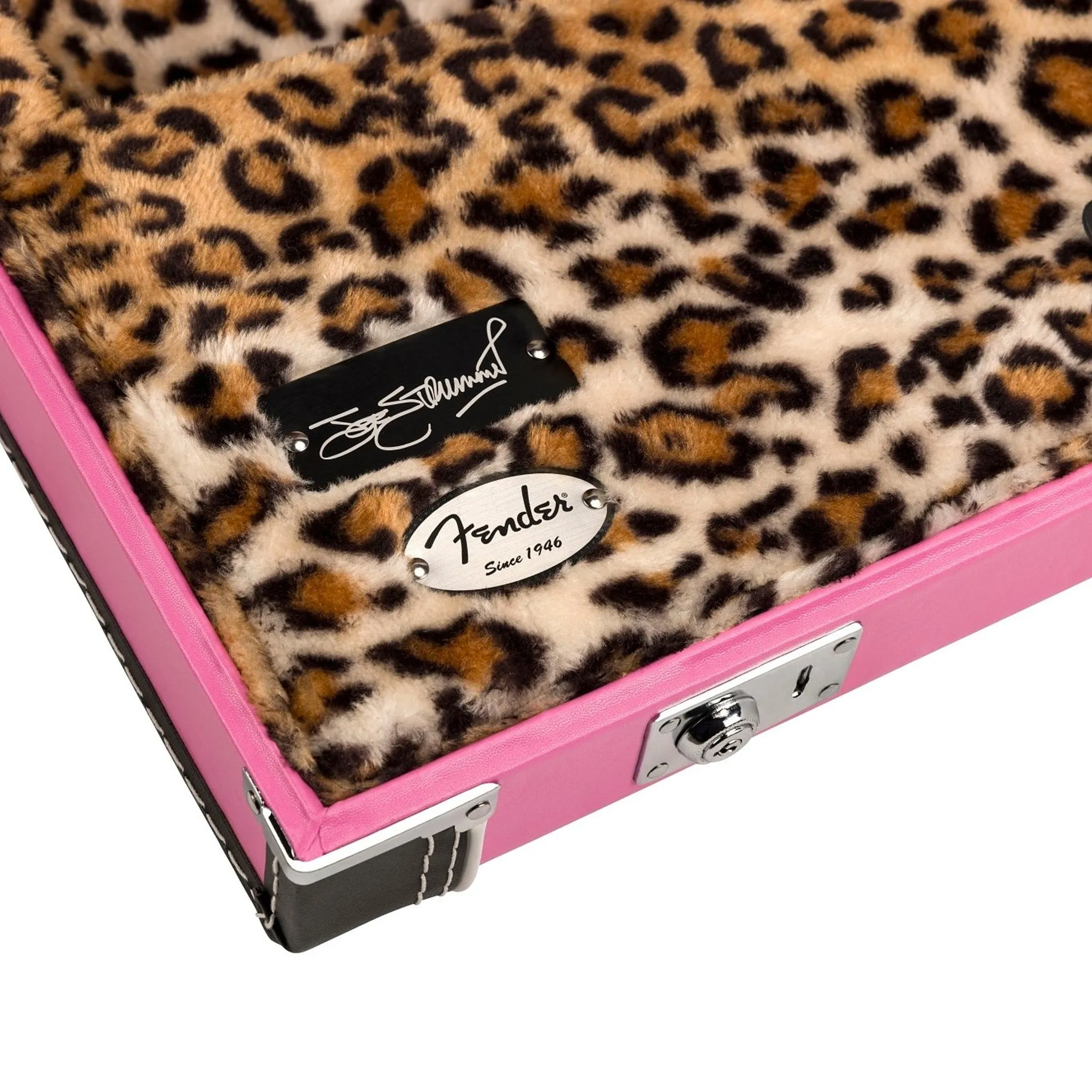 Fender Joe Strummer Tele/Strat Case, Pink Leopard
