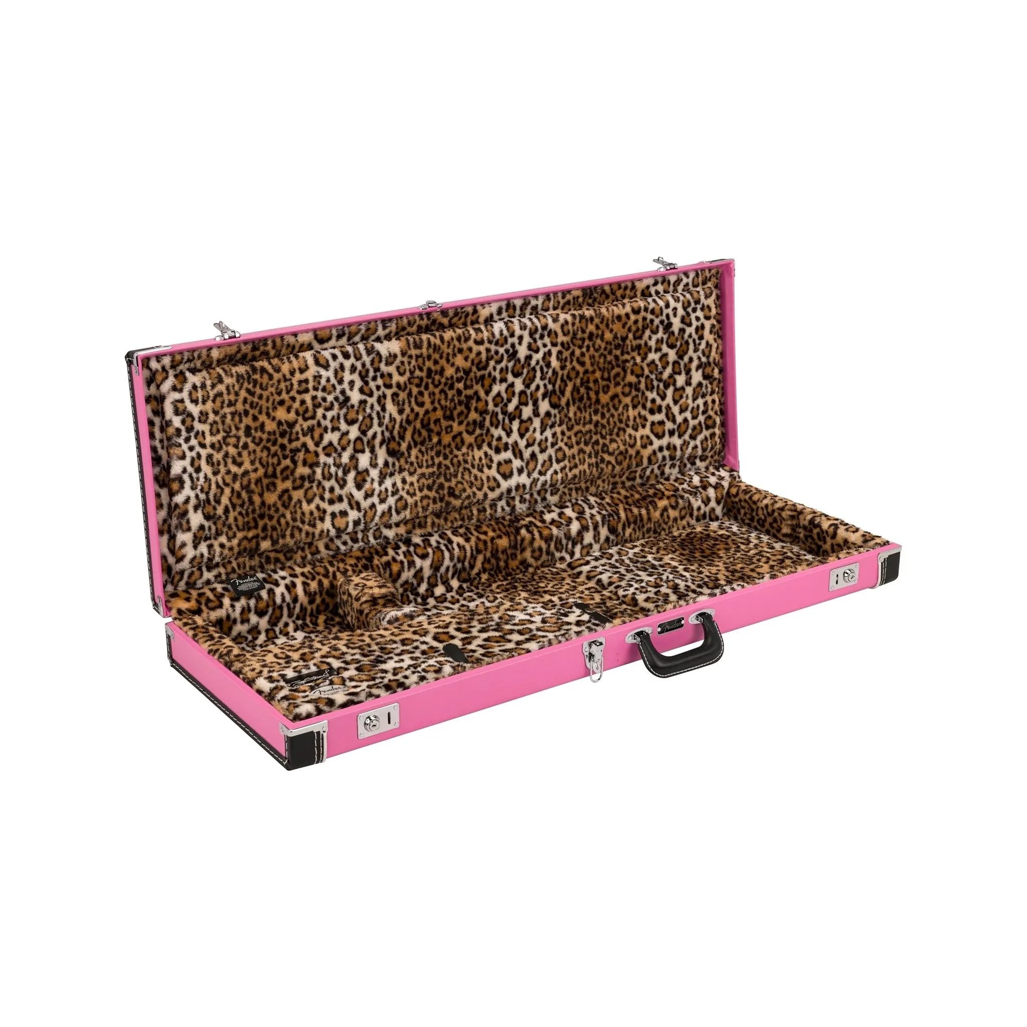 Fender Joe Strummer Tele/Strat Case, Pink Leopard