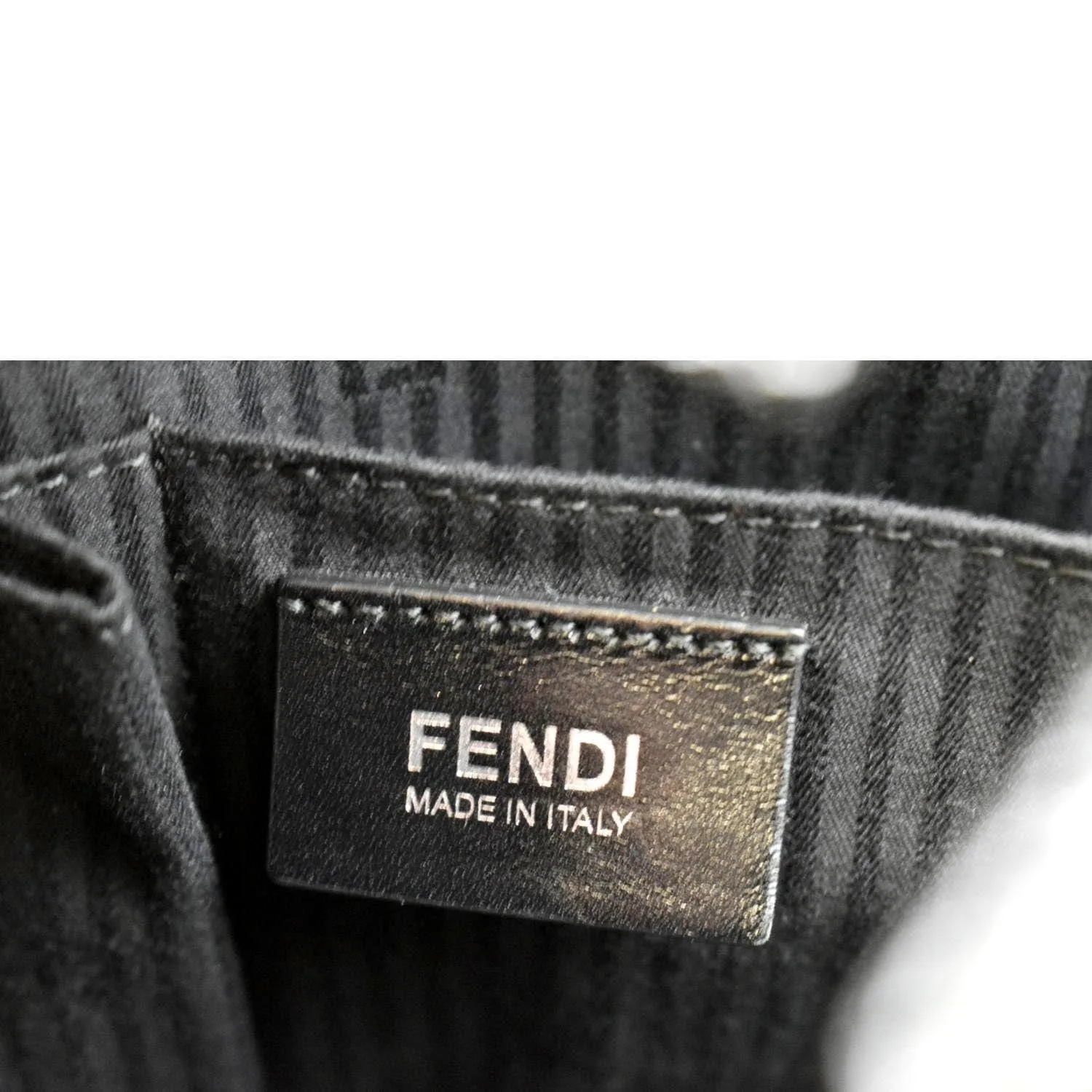 FENDI 2 Jours Patent Leather Shoulder Bag Black