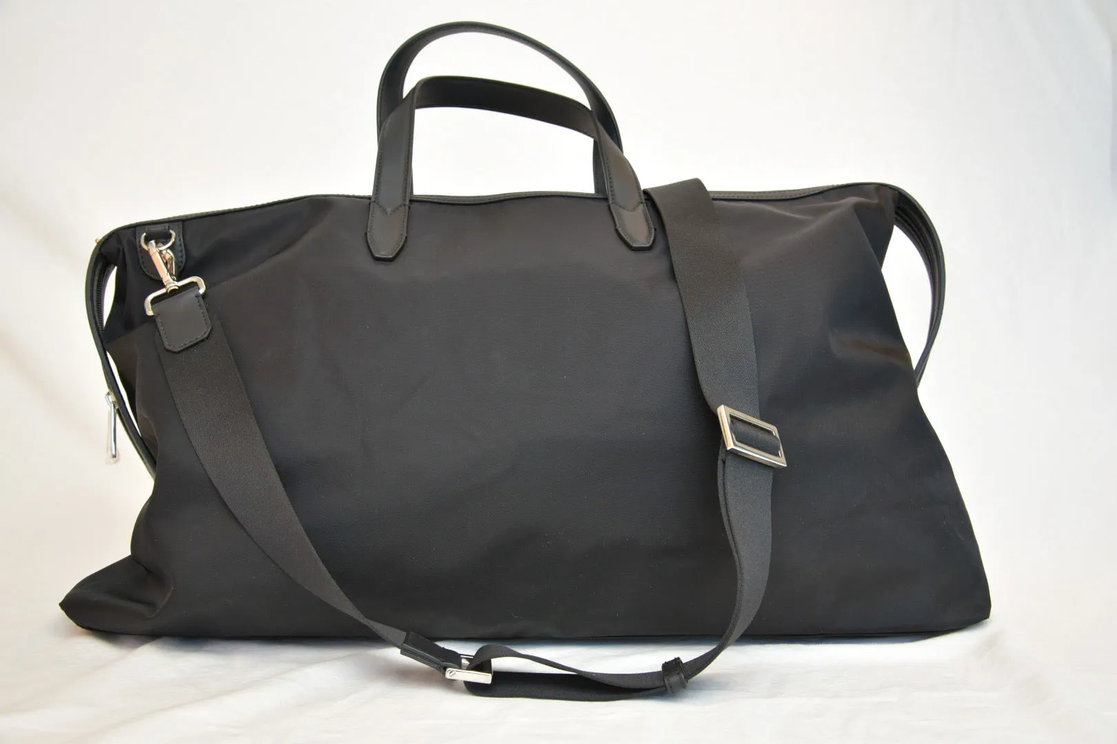 Fendi Black Nylon Overnight Bag