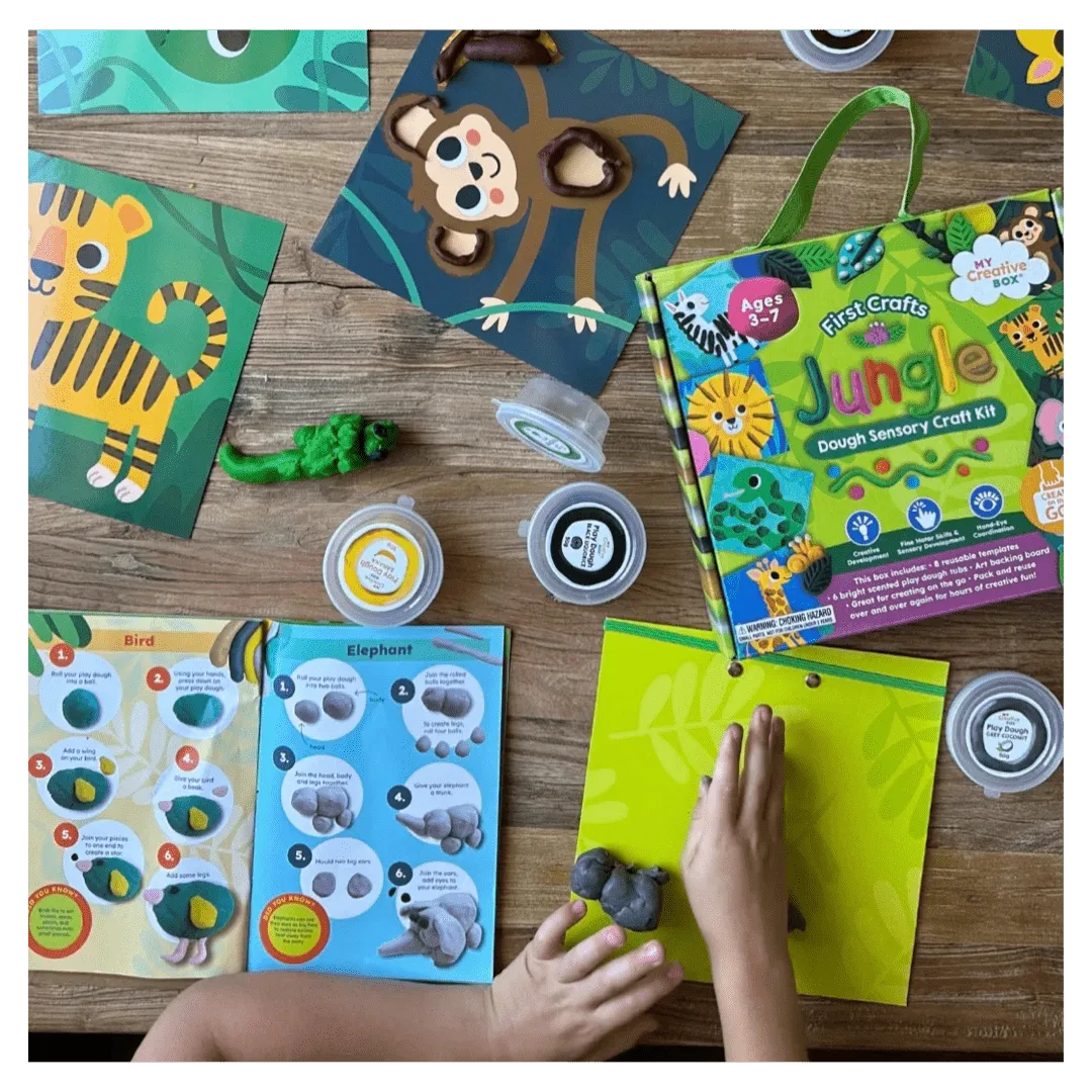 First Crafts Jungle Dough Sensory Craft Box