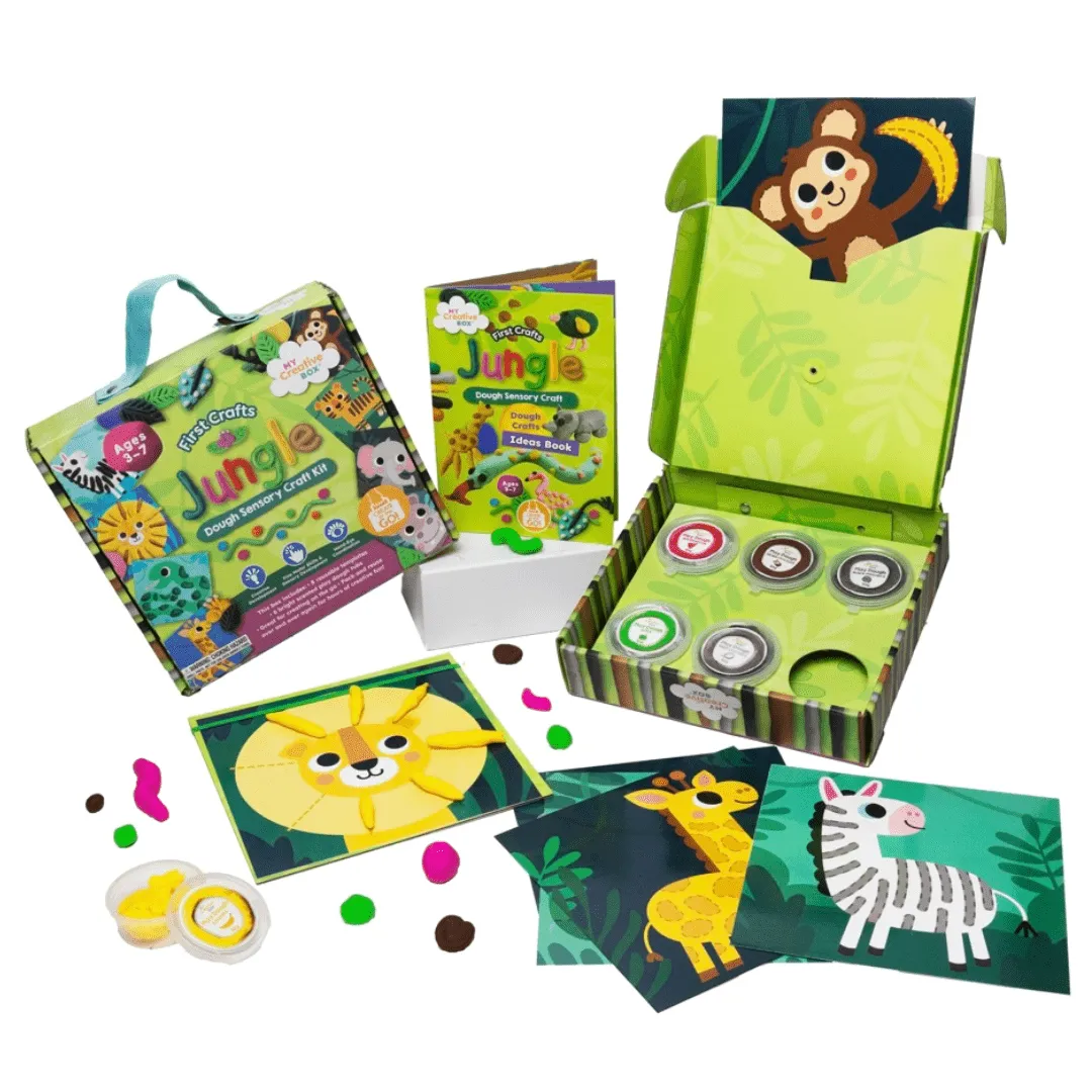 First Crafts Jungle Dough Sensory Craft Box