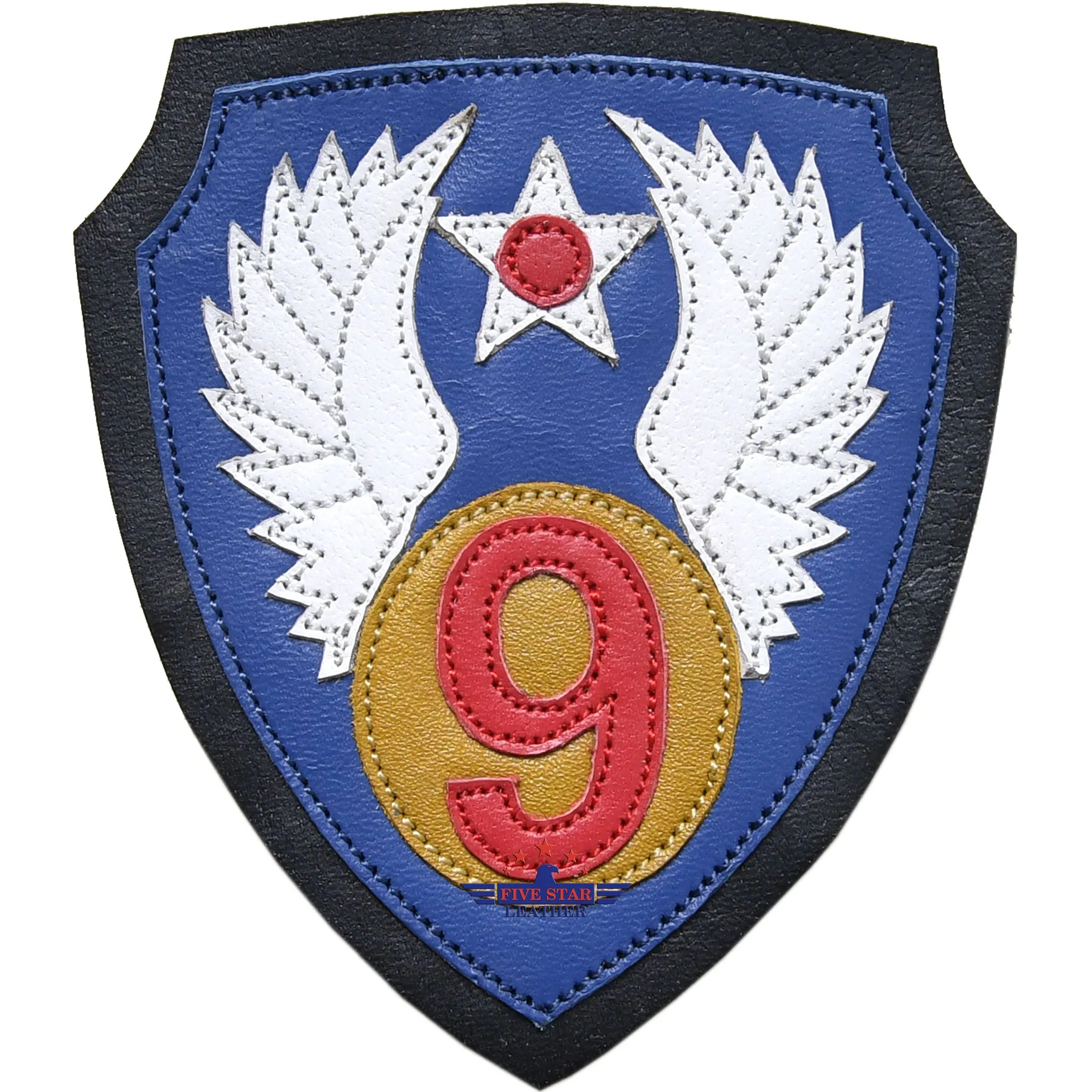 FiveStar Leather WWII Army Air Corps 9th Air Force Class A Patch