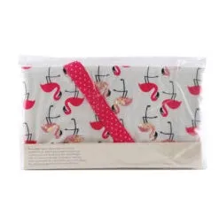 Flamingo Blush Canvas Tote Bag