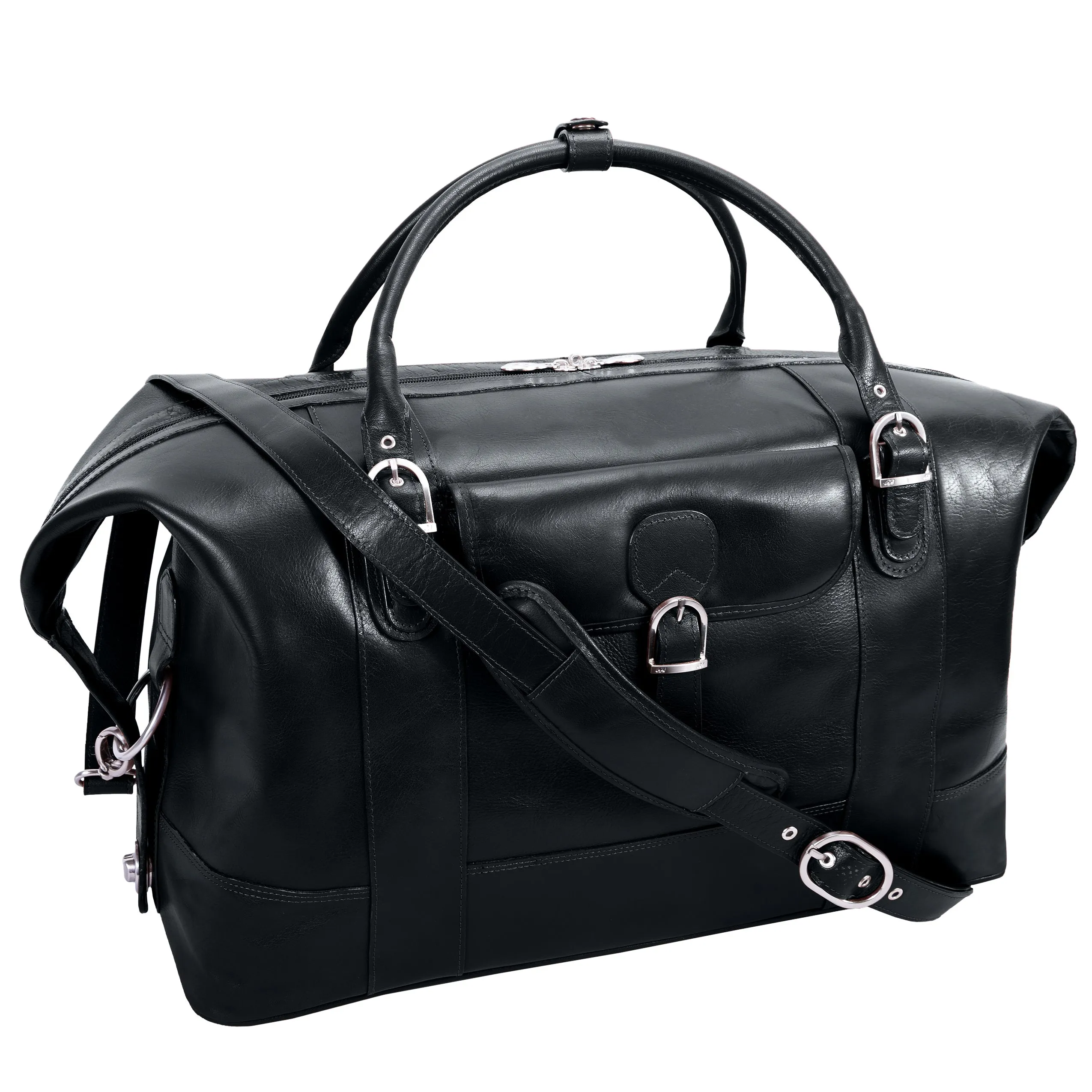 FLOSSMOOR | 21" Leather Carry-on Duffel