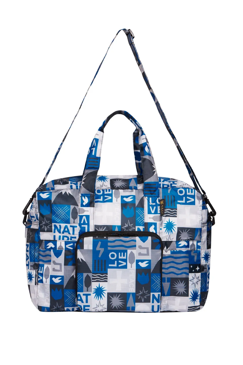 Foldable Duffel Bag Water Repellent with themed pattern