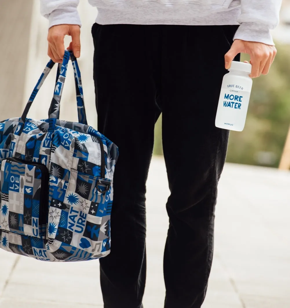 Foldable Duffel Bag Water Repellent with themed pattern