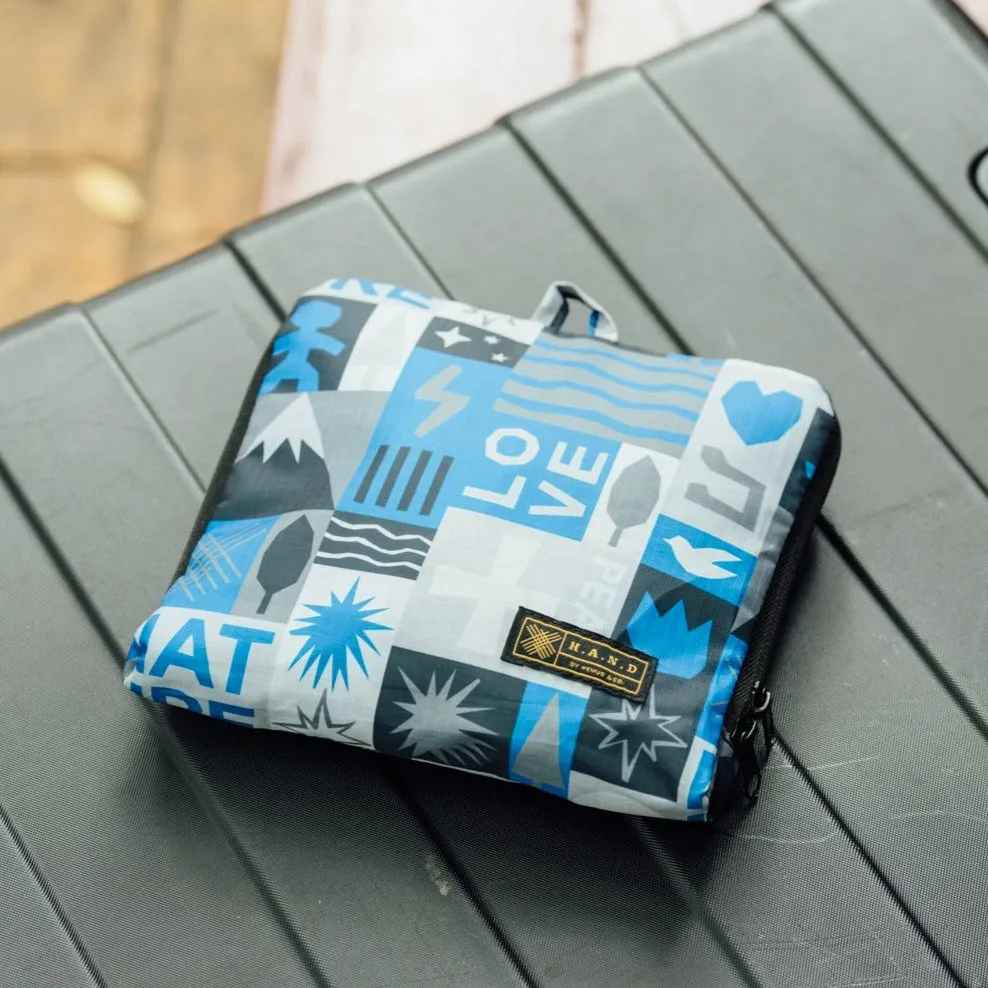Foldable Duffel Bag Water Repellent with themed pattern