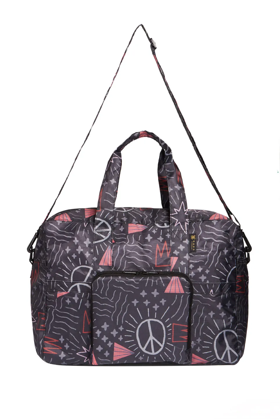 Foldable Duffel Bag Water Repellent with themed pattern
