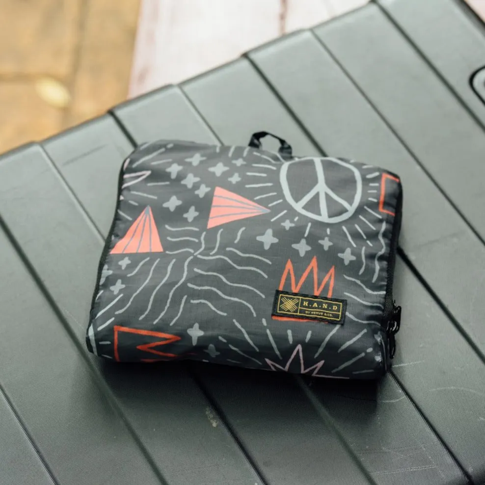 Foldable Duffel Bag Water Repellent with themed pattern