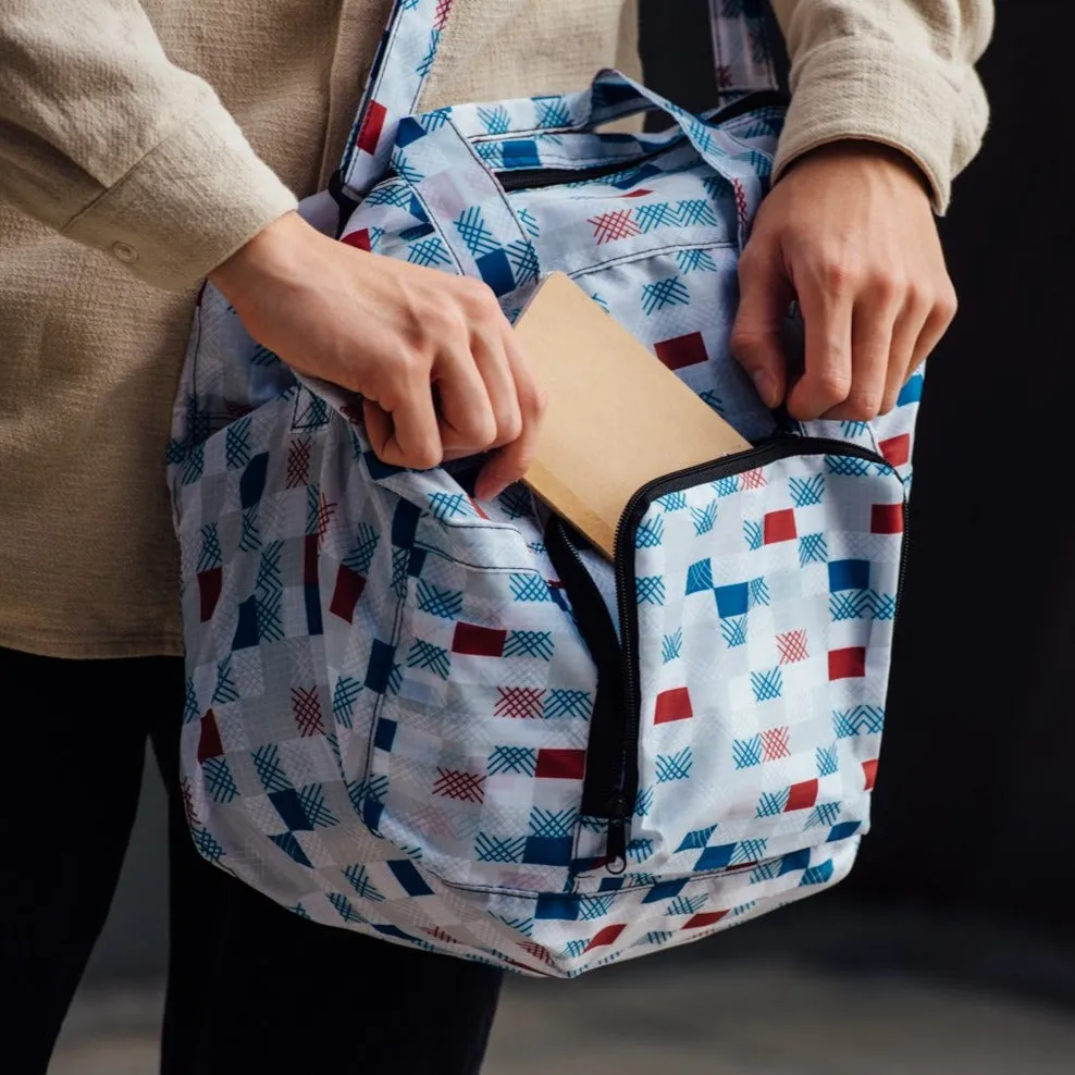 Foldable Duffel Bag Water Repellent with themed pattern
