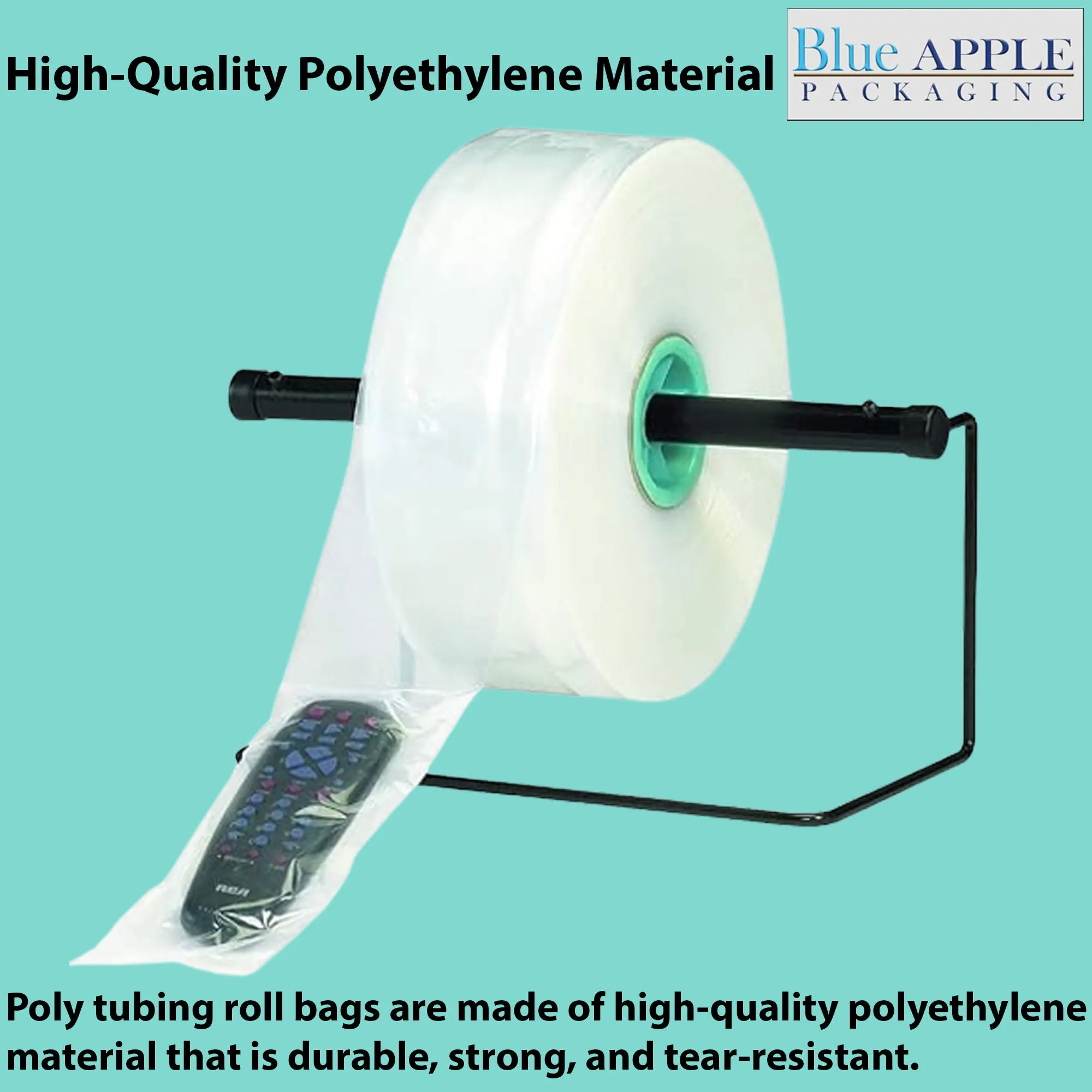 Food Grade Poly Tubing Roll Bags 1.5Mil 1.5x2900ft- Impulse Heat Sealer