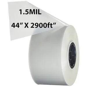 Food Grade Poly Tubing Roll Bags 1.5Mil 44x2900ft- Impulse Heat Sealer