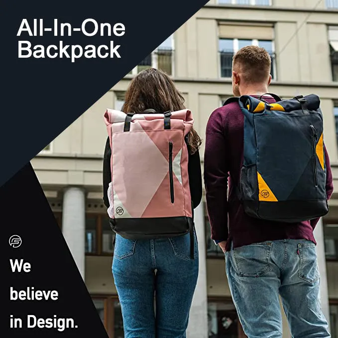 Forrider Casual All-In-One Rolltop Backpack