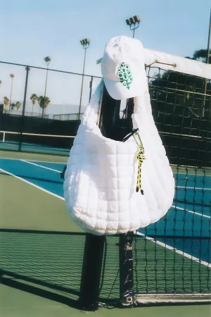 FP Quilted Carryall Bag- White
